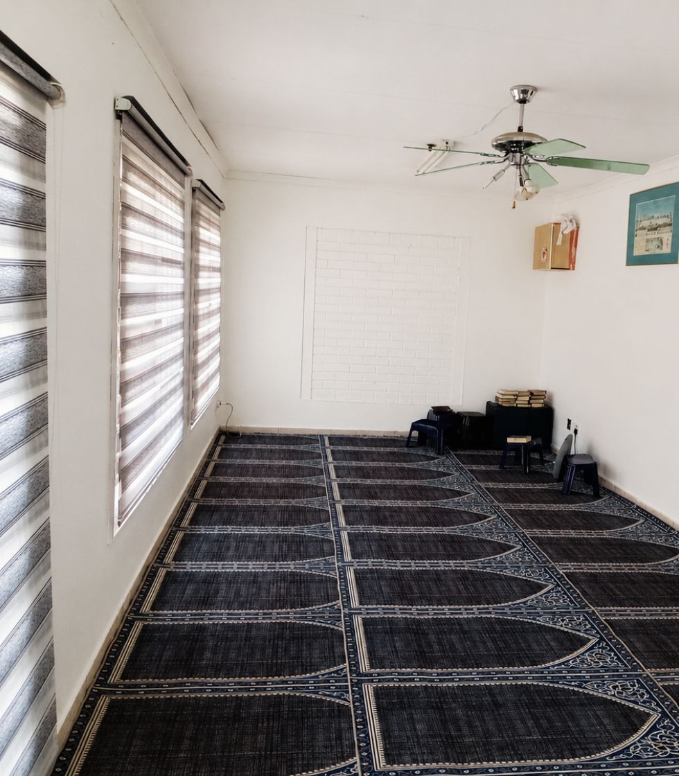 The centre's prayer room
